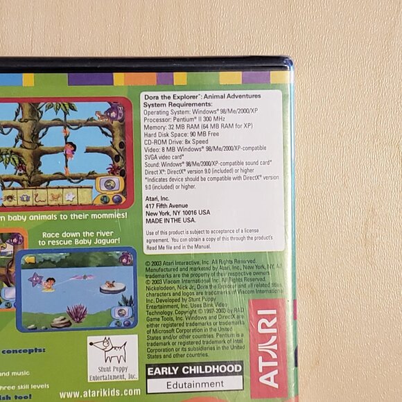 Atari Dora The Explorer Animal Adventure & Lost City Adventure - 2 Pack PC Game - Picture 4 of 6